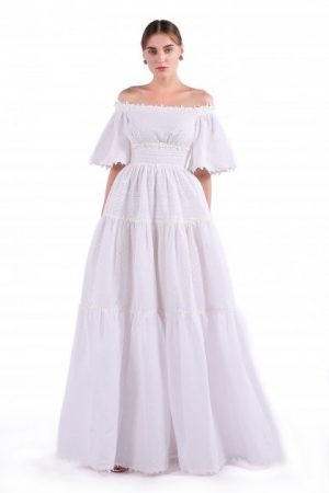 Купить Платье Isabel Garcia IGSS18LDRL-BB1851 L Белый и доставка по Украине