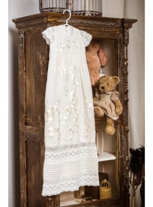 Купить Платье крестильное HISTROV Сакура 0 мес 103 см Айвори 19401 и доставка по Украине