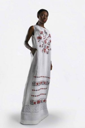 Купить Платье вышитое HISTROV Обереги 44-46 Белое 20109 и доставка по Украине