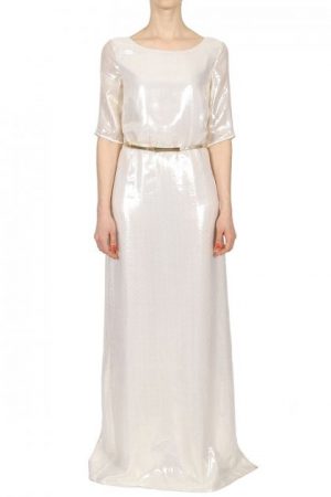 Купить Платье Patrizia Pepe 44 Белый (2A1659/A2PI-1213-44) и доставка по Украине