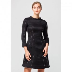 Купить Черное эксклюзивное платье Nai Lu-na by Anastasia Ivanova AI3507 L и доставка по Украине