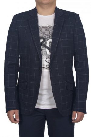 Купить Жакет Antony Morato 46 Синий (MMJA002467038-M-46) и доставка по Украине