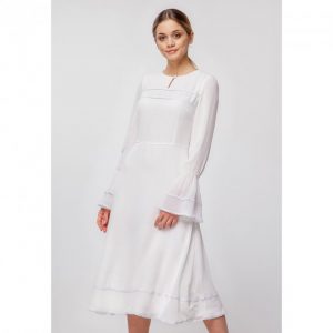 Купить Платье Nai Lu-na by Anastasia Ivanova AI3612 L Белое и доставка по Украине