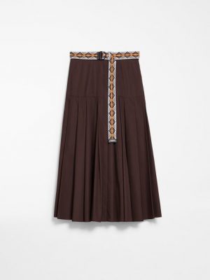Купить Юбка MaxMara 42 Шоколадная 61010501000 и доставка по Украине