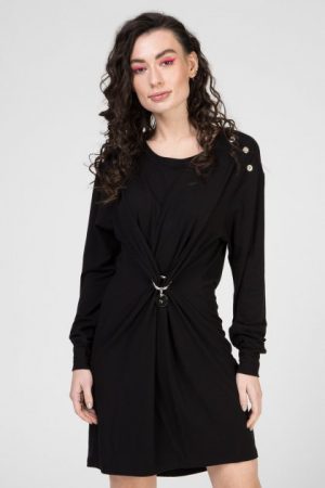 Купить Женское черное платье D-DESH Diesel M 00SZUT 0SAWS и доставка по Украине