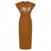 Купить Плаття Liu Jo FA0416J5703BROWN M максі коричневе и доставка по Украине