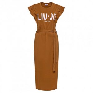 Купить Плаття Liu Jo FA0416J5703BROWN M максі коричневе и доставка по Украине