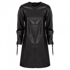 Купить Плаття Pinko 1N12KR7105 S тороки на рукавах чорне и доставка по Украине