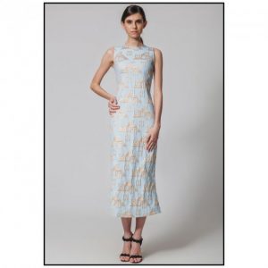 Купить Платье Nai Lu-na by Anastasia Ivanova AI3409-1 M Голубое и доставка по Украине