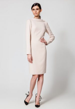 Купить Платье-пиджак Nai Lu-na by Anastasia Ivanova NL3705-2 XS Кремовое и доставка по Украине