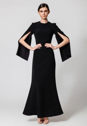 Купить Вечернее платье Nai Lu-na by Anastasia Ivanova NL3701-1 M Черное и доставка по Украине