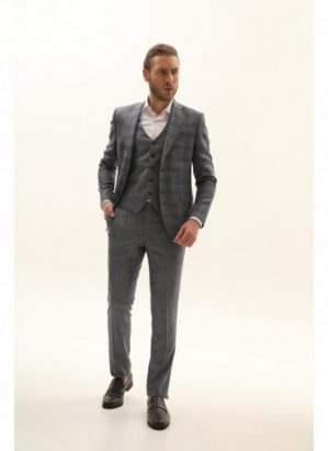 Купить Костюм NAVI NV11-4X-003-N 46 Сірий и доставка по Украине