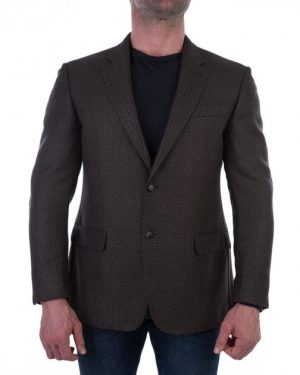 Купить Піджак чоловічий EMPORIO ARMANI (11GGVO-11826-479/8-91) Коричневий 56 и доставка по Украине