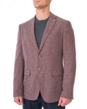 Купить Піджак чоловічий 2BLIND2C (2BBL-328-бордо/20) Бордовий 52 и доставка по Украине