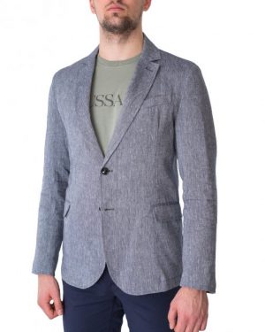Купить Піджак чоловічий TRUSSARDI JEANS (52H00085-1T005273-U260/21) Блакитний 56 и доставка по Украине