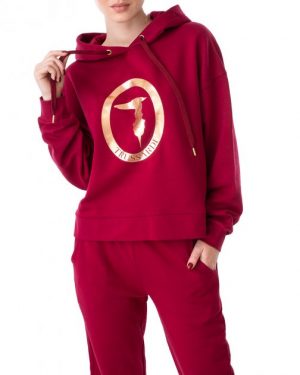 Купить Костюм спортивний жіночий TRUSSARDI JEANS (56F00102-1T002268-R160 ( 56P00215-1T002268-R160 )/20-21) Бордовий M и доставка по Украине