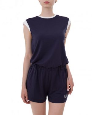 Купить Комбінезон спортивний жіночий ARMANI EA7 (3GTD54-TJ28Z-1554/92-1) Синій S и доставка по Украине