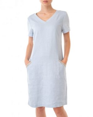 Купить Сукня жіноча OUI (69106-5590499-5076/20-2) Блакитний 34 и доставка по Украине