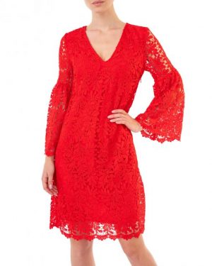 Купить Сукня жіноча TRUSSARDI JEANS (56D00325-1T003475-R180/20) Червоний 46 и доставка по Украине