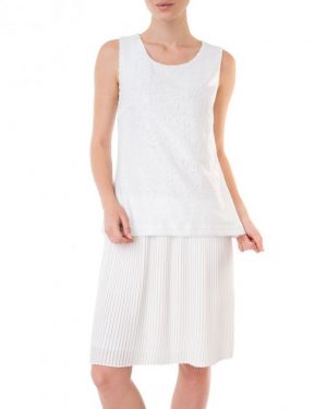 Купить Сукня жіноча TRUSSARDI JEANS (56D00332-1T003541-W001/20) Білий 44 и доставка по Украине