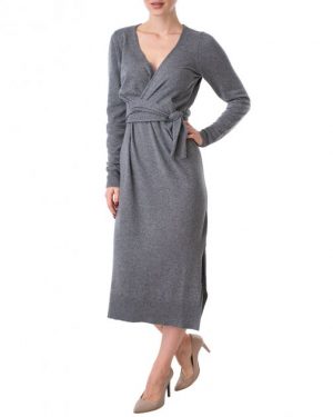 Купить Сукня жіноча TRUSSARDI JEANS (56D00402-OF000565-E450/20-21) Сірий M и доставка по Украине