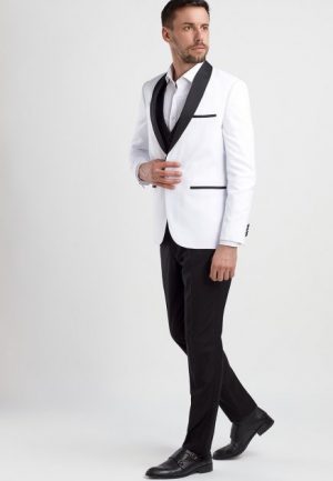 Купить Костюм чоловічий Andreas Moskin 780 56р білий и доставка по Украине