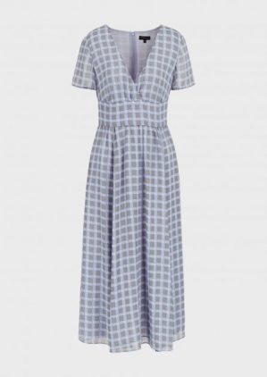 Купить Платье Emporio Armani 48 Голубое с серым 3K2A73.2NXUZ и доставка по Украине