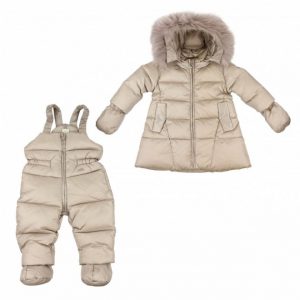Купить Пуховой костюм (куртка+полукомбинезон) ADD серый 80 см. и доставка по Украине