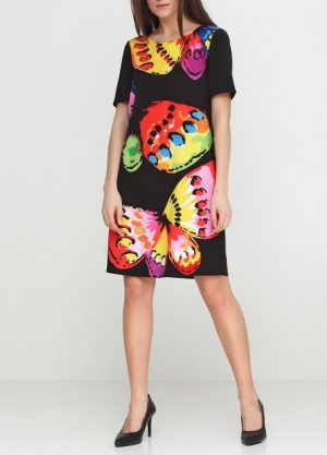 Купить Платье MOSCHINO BOUTIQUE Цветное размер 42 (MRLM27) (MRLM2742) и доставка по Украине