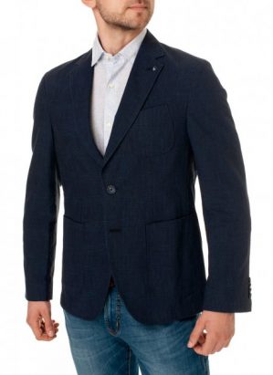 Купить Мужской пиджак Pierre Cardin Приталенный 52 Синий (А:58229/3050 М:62781) и доставка по Украине