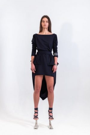 Купить Платье SMOGA Fashion трансформер классик баска 166 - 175 см Нави и доставка по Украине