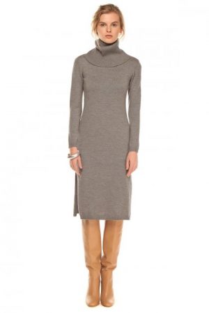 Купить Платье из кашемира Viamaro серое XS #0561S и доставка по Украине