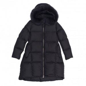 Купить Пуховик с декором ADD 140 см Антрацит 104/8748 и доставка по Украине