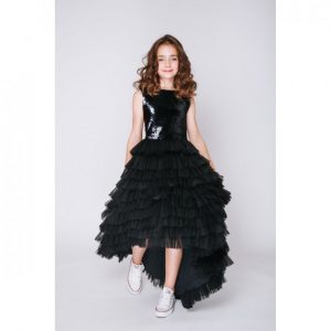 Купить Платье Черный лебедь ассиметрия 140 и доставка по Украине