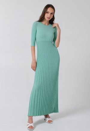 Купить Платье Viamaro плиссе мятное M и доставка по Украине
