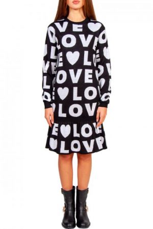 Купить Платье MOSCHINO Love 42 Черный (WSR7610X0377_0032-42) и доставка по Украине