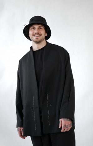 Купить Пиджак-халат мужской Ost Won Tokyo S-M Черный и доставка по Украине