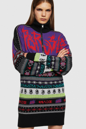 Купить Платье Diesel Black S черный (00SXC90PAVV) и доставка по Украине