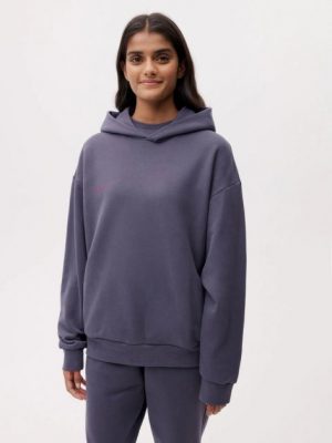 Купить Теплый женский oversized костюм из хлопка The Pangaia Organic Cotton Suit Slate Blue грифельно-синий XL (TPSW23) и доставка по Украине