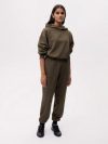 Купить Теплый женский oversized костюм из хлопка The Pangaia Organic Cotton Suit Dark Oak темно-коричневый L (TPSW22) и доставка по Украине