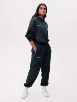 Купить Теплый женский oversized костюм из хлопка The Pangaia Organic Cotton Suit Dark Stone гранитовый M (TPSW24) и доставка по Украине