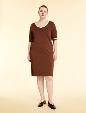 Купить Платье Marina Rinaldi S Коричневое 13.3323031.V0 и доставка по Украине