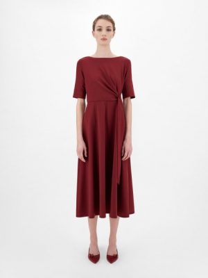 Купить Платье MaxMara 48 Бордовое 56260619600 и доставка по Украине