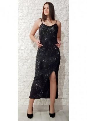 Купить Платье вечернее Di classe Черный 42-44 300-1272 и доставка по Украине