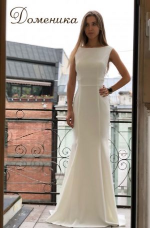 Купить Вечернее платье ANGEL FASHION DRESS ДОМЕНИКА 46 молочный и доставка по Украине