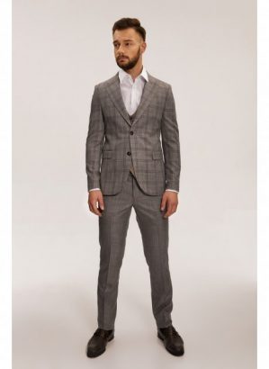 Купить Костюм NAVI NV12-4X-056-S 46 Сірий и доставка по Украине