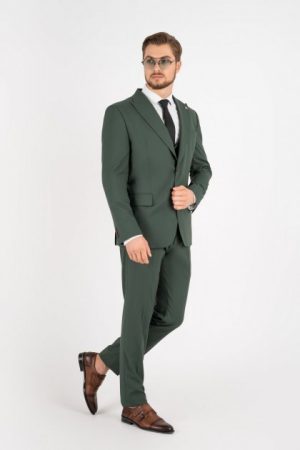 Купить Піджак чоловічий темно-зелений Andreas Moskin 995/52 и доставка по Украине