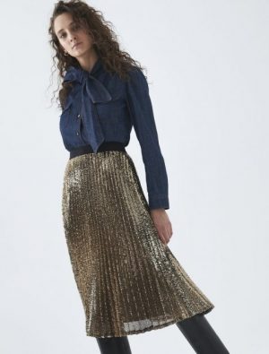 Купить Юбка iBlues M Золотистая 77760107200 и доставка по Украине