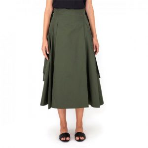 Купить Юбка MaxMara 44 Темно-зеленая 91010212600 и доставка по Украине