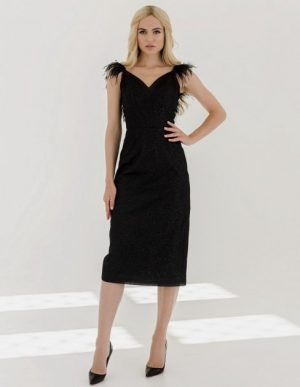 Купить Вечернее платье Bridal Secret Dolche 38 черное и доставка по Украине